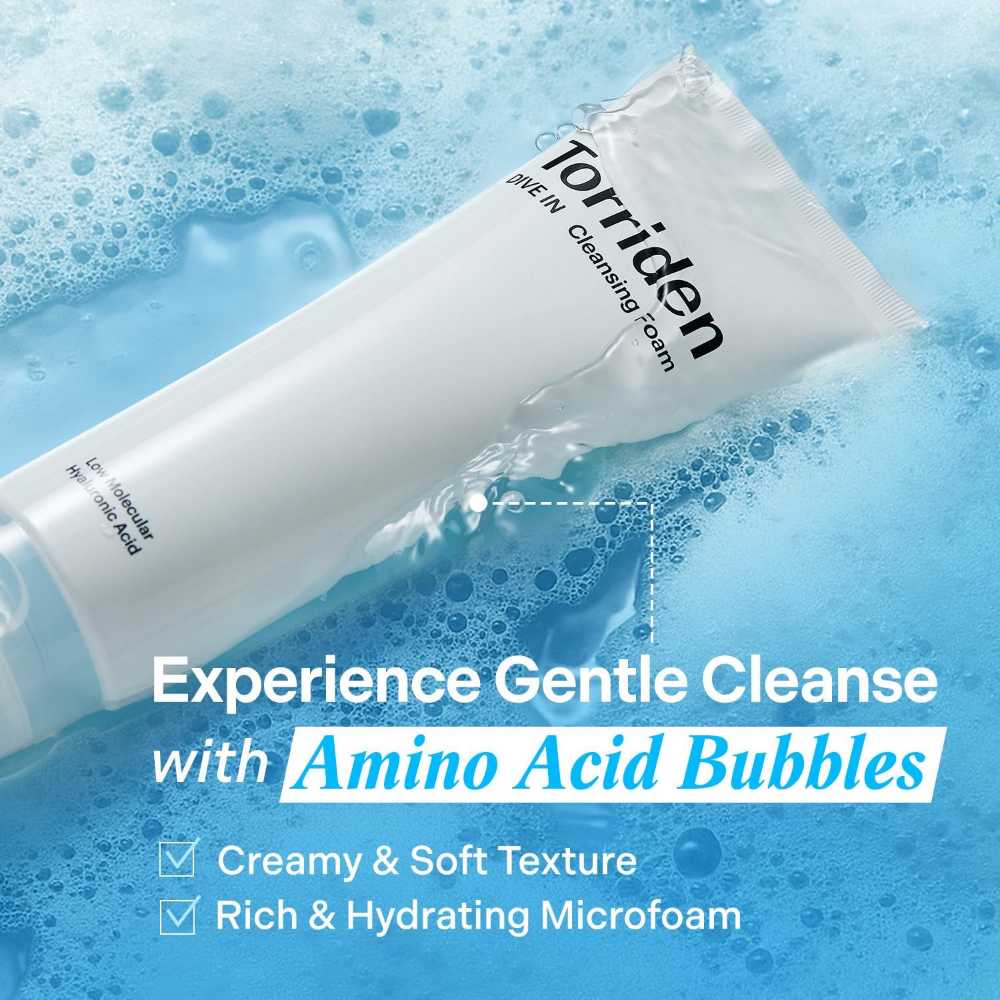 Torriden Dive-In Low Molecular Hyaluronic Cleansing Foam 150ml