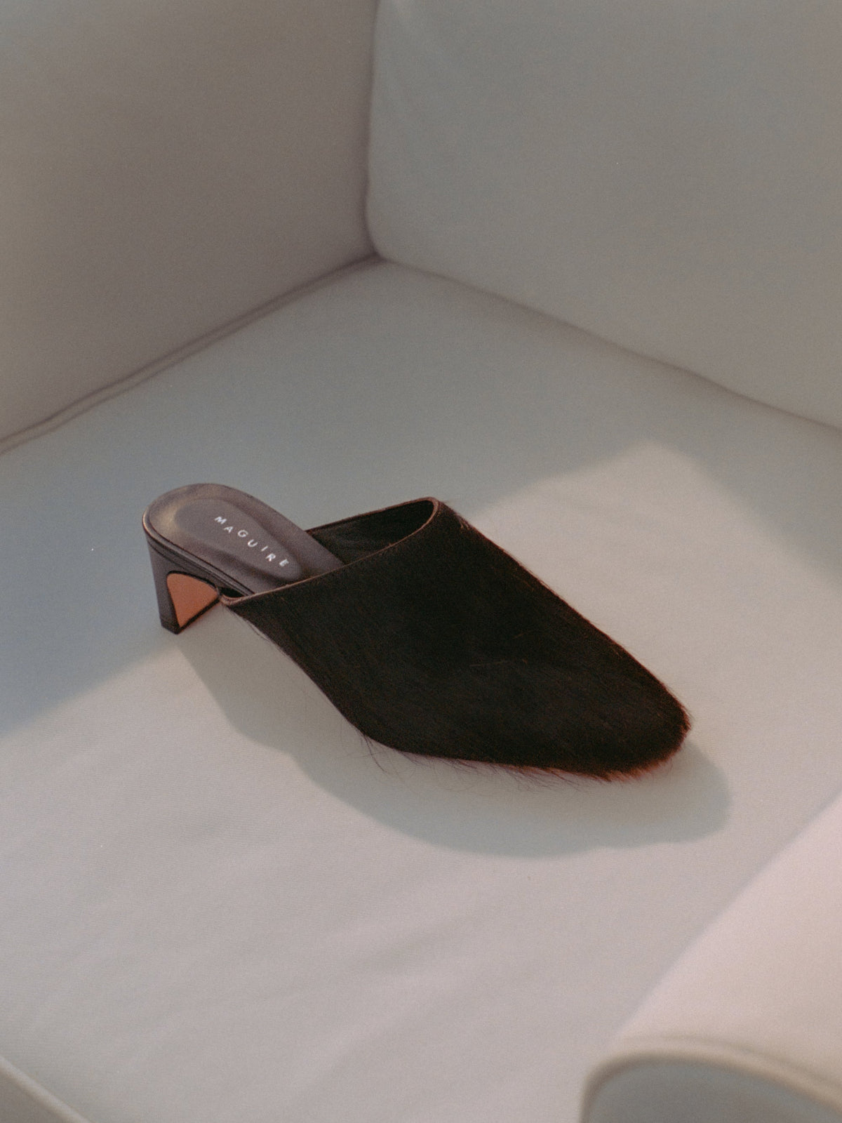 Touria Black Heel