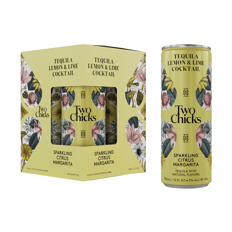 Two Chicks Sparkling Citrus Margarita 4-Pack Cocktail