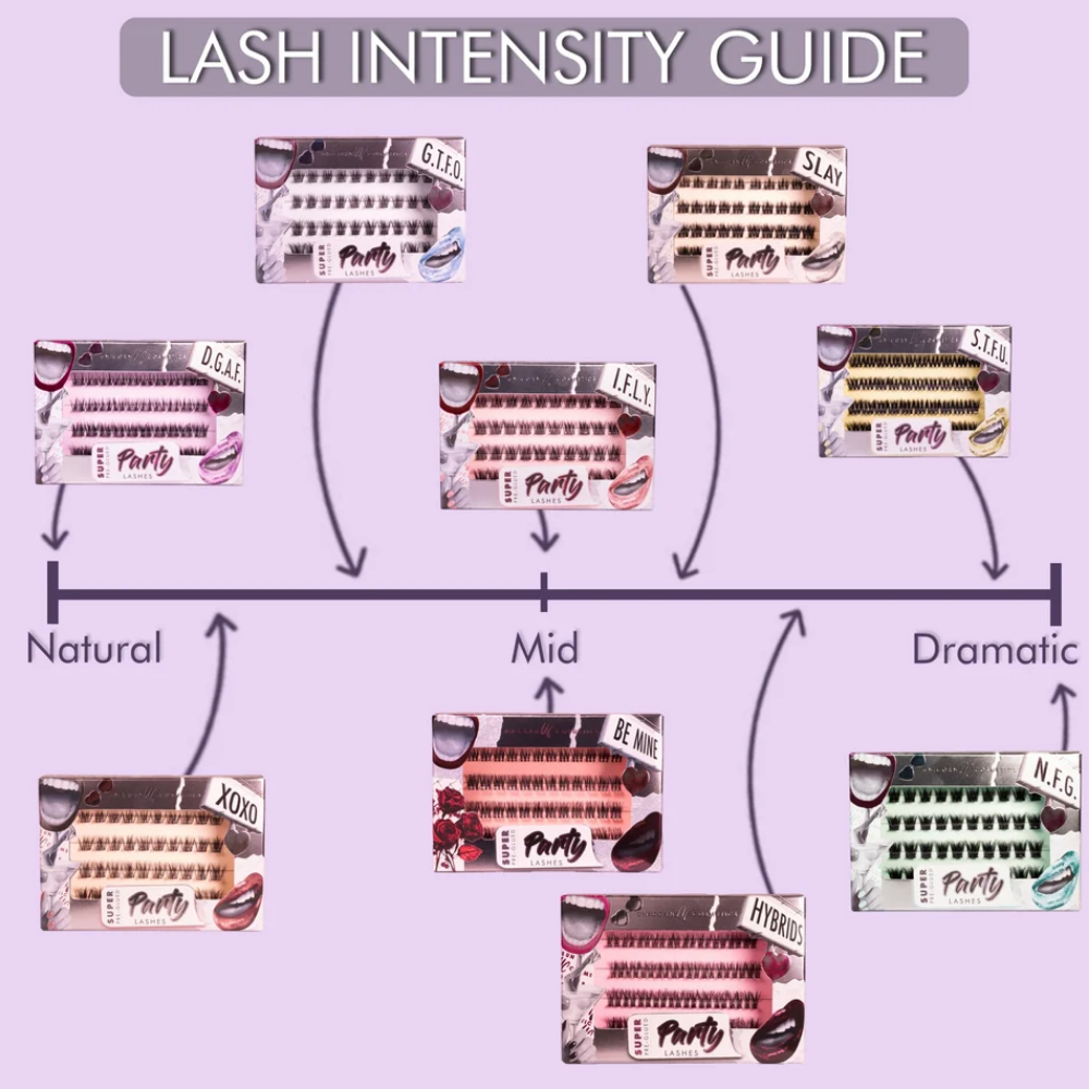 Unicorn Cosmetics I.F.L.Y. Super Pre-Glued Lashes Black 10-12mm
