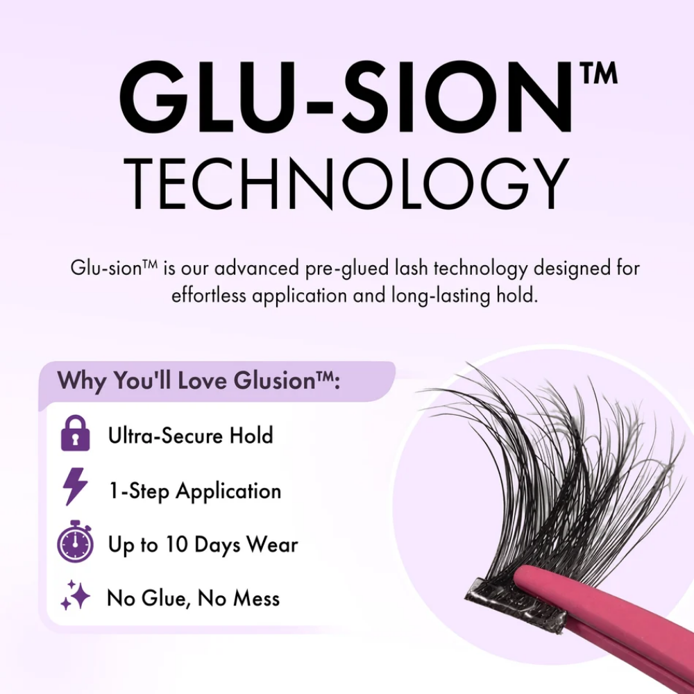 Unicorn Cosmetics I.F.L.Y. Super Pre-Glued Lashes Black 10-12mm