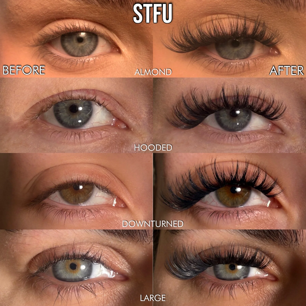 Unicorn Cosmetics S.T.F.U. Super Pre-Glued Lashes Black 10-12mm