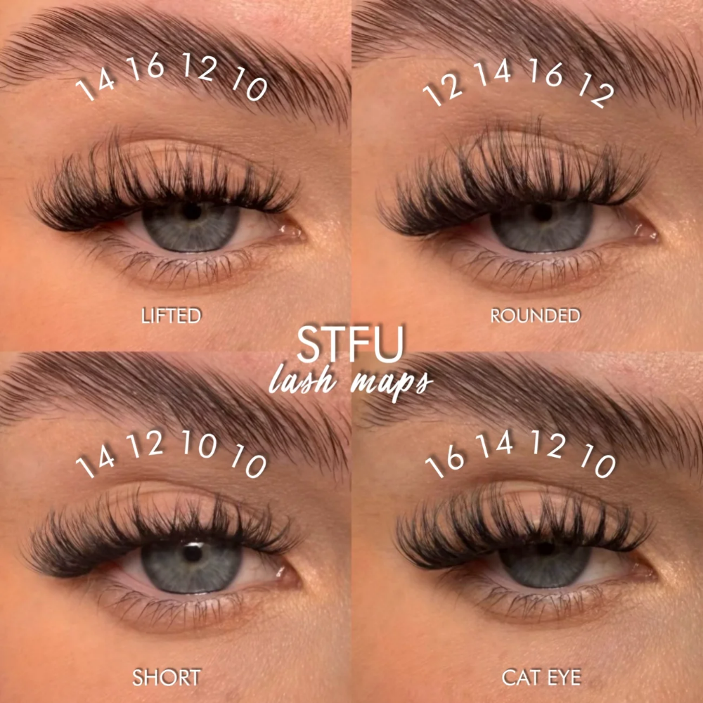 Unicorn Cosmetics S.T.F.U. Super Pre-Glued Lashes Black 10-12mm