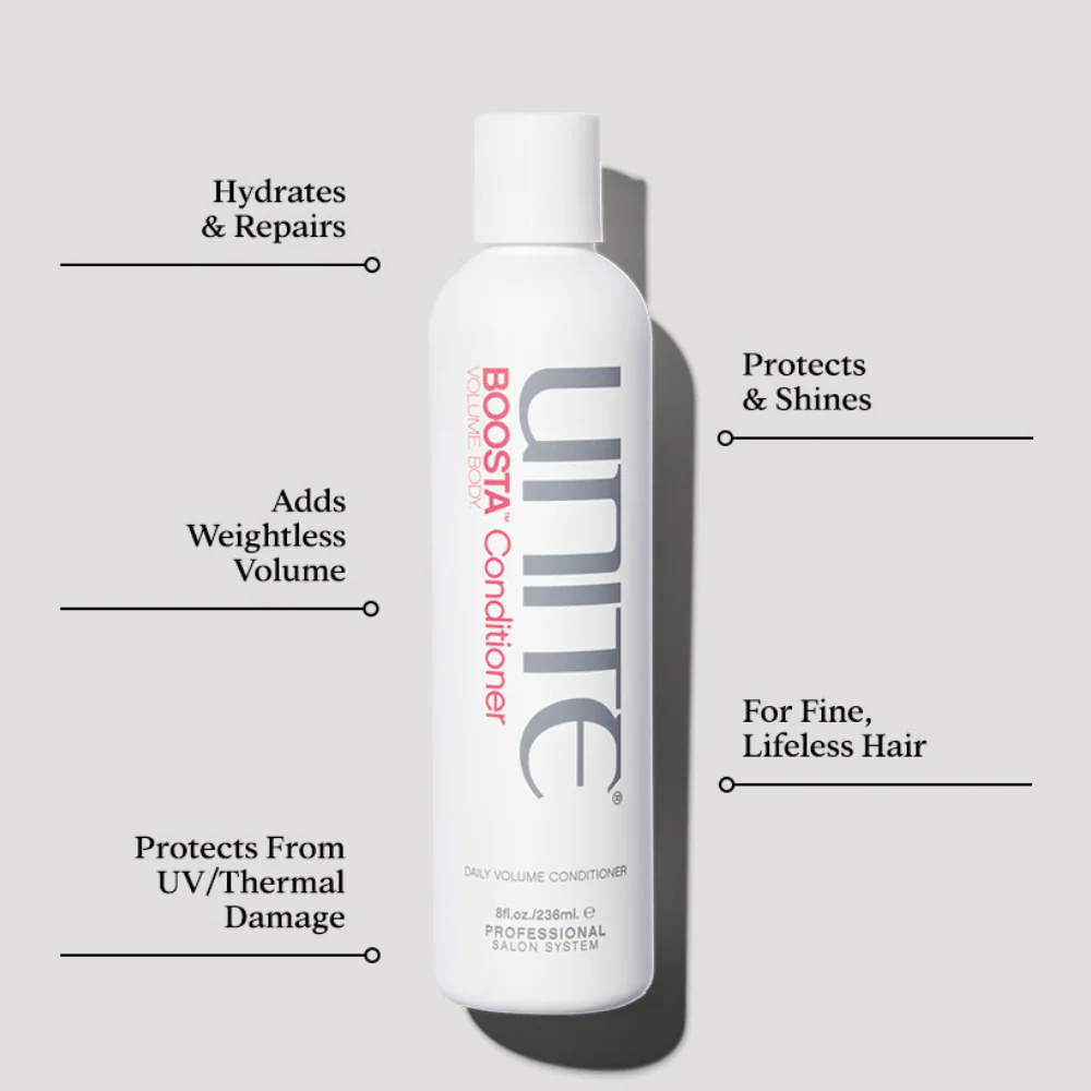 Unite Boosta Volumising Shampoo 300ml & Conditioner 236ml Twin