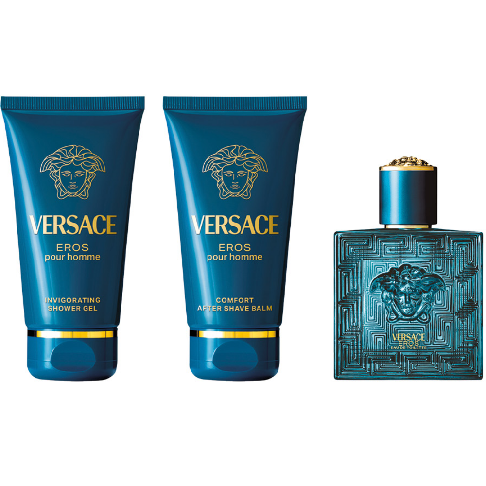 Versace Eros Pour Homme Eau De Toilette Gift Set 50ml