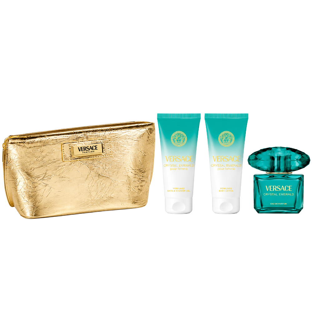 Versace Crystal Emerald Eau De Parfum Gift Set 90ml