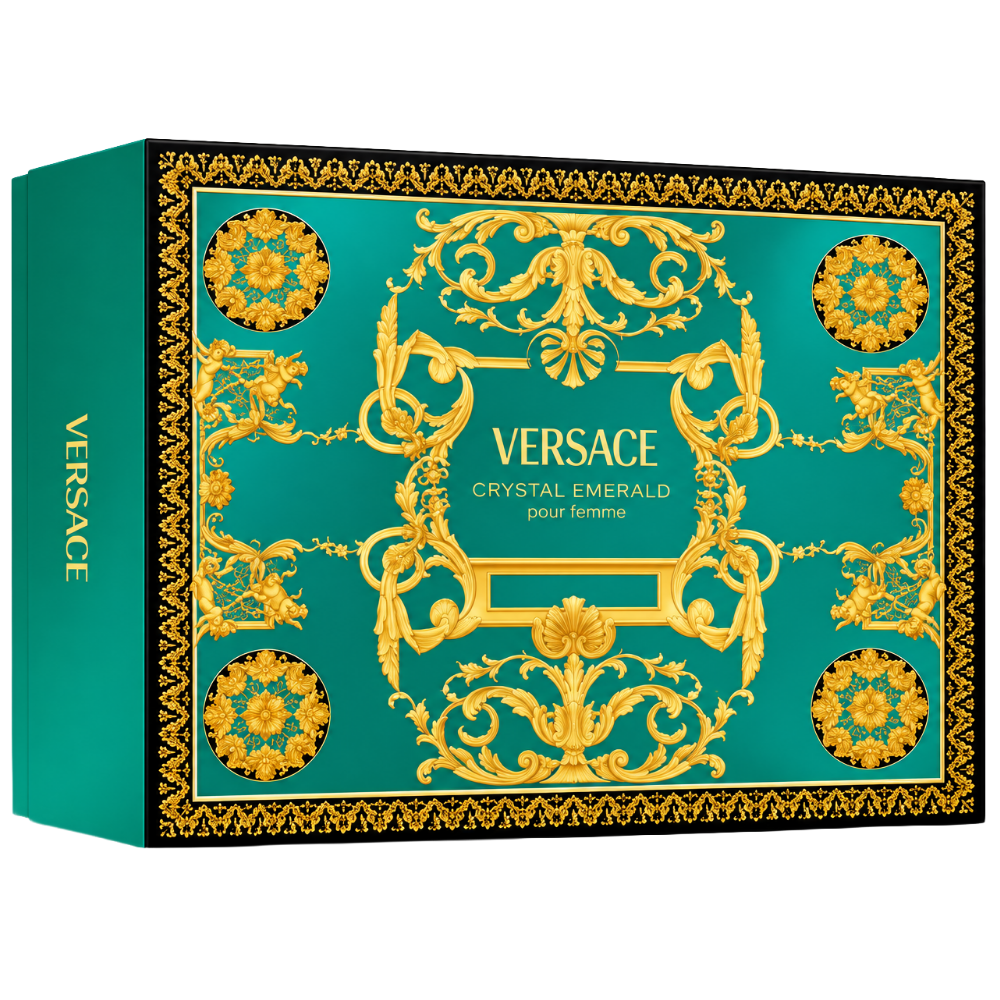 Versace Crystal Emerald Eau De Parfum Gift Set 90ml