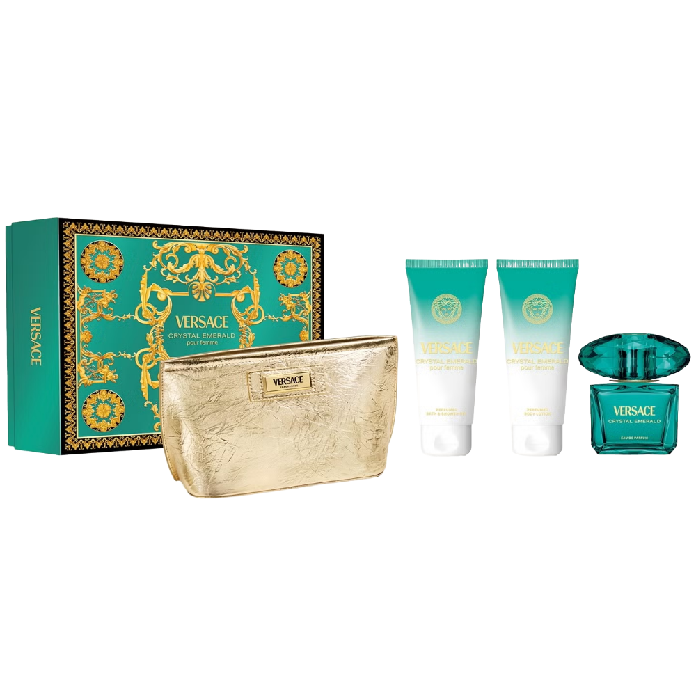 Versace Crystal Emerald Eau De Parfum Gift Set 90ml