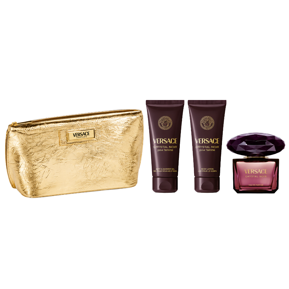 Versace Crystal Noir Eau De Parfum Gift Set 90ml