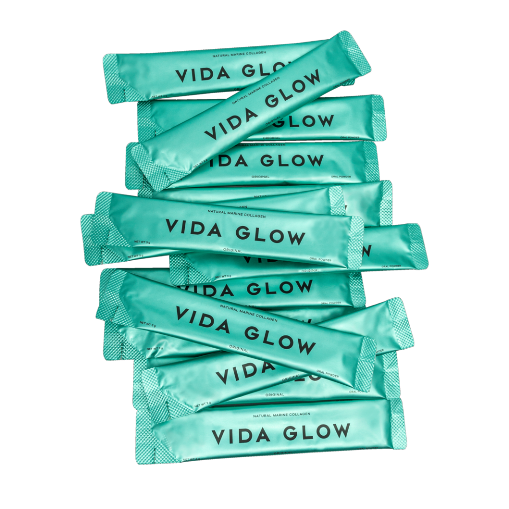 Vida Glow Natural Marine Collagen Supplement Original Sachets x30
