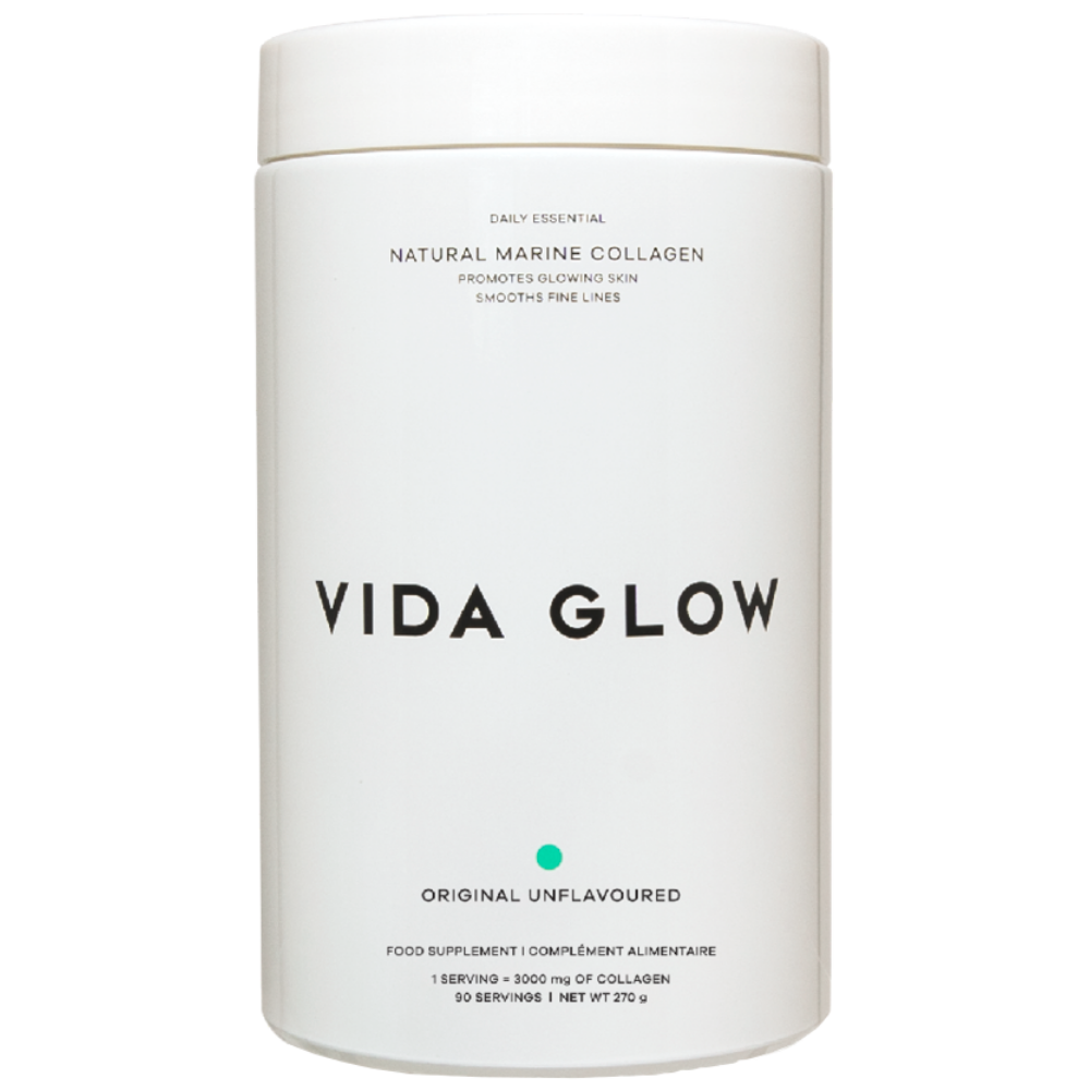 Vida Glow Natural Marine Collagen Supplement Original Tub 270g