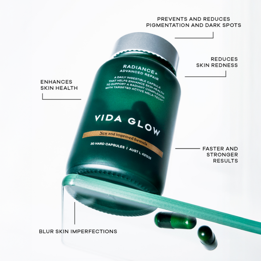 Vida Glow Radiance+ Advanced Repair Radiant Skin Supplement 30 Capsules