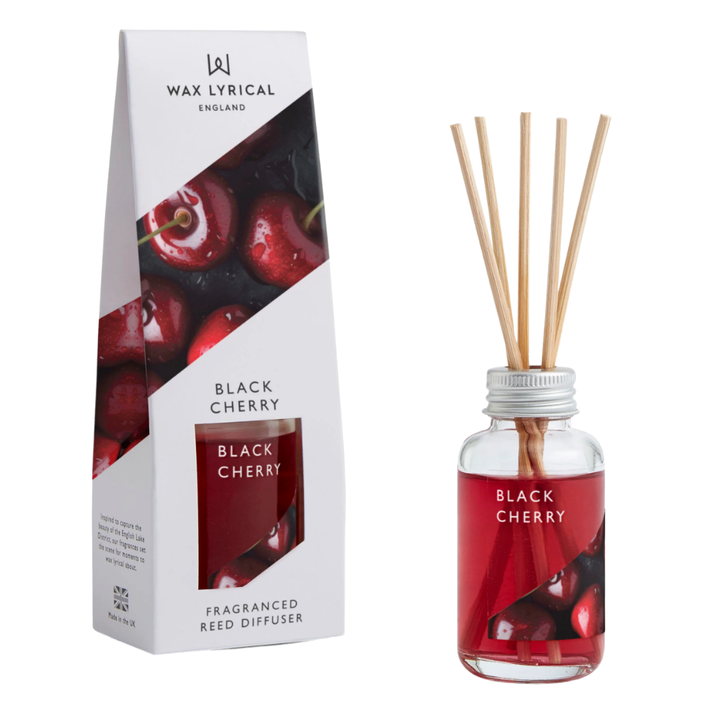 Wax Lyrical Black Cherry Scented Reed Diffuser 40ml