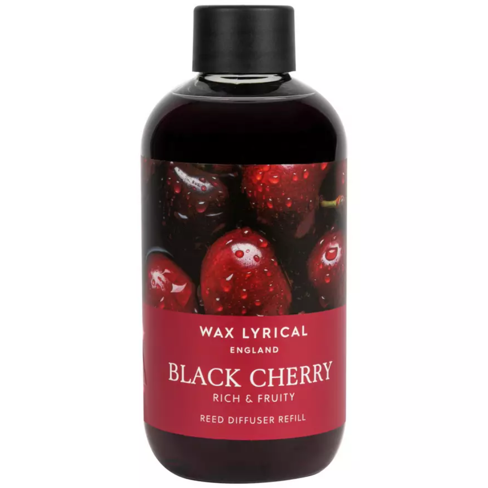 Wax Lyrical Black Cherry Scented Reed Diffuser Refill 200ml