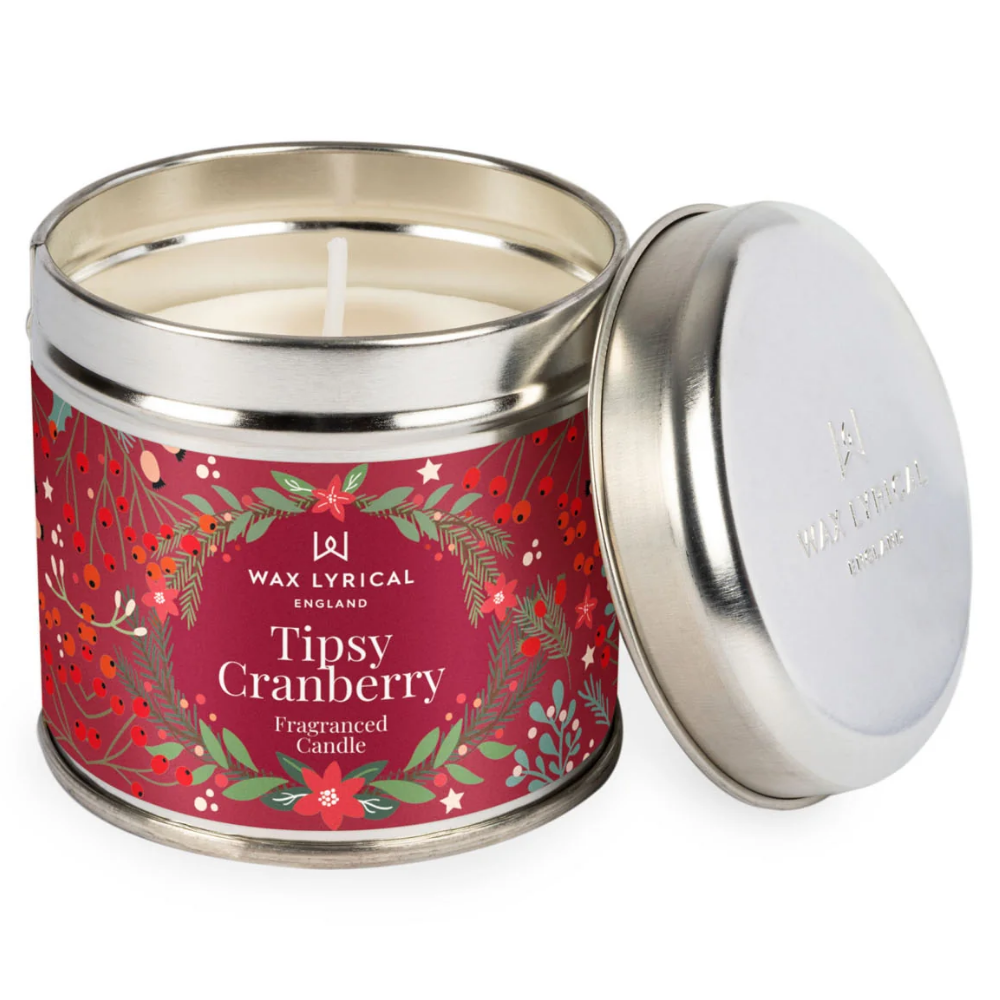 Wax Lyrical Tipsy Cranberry Small Tin Candle
