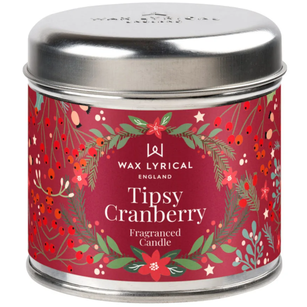 Wax Lyrical Tipsy Cranberry Small Tin Candle