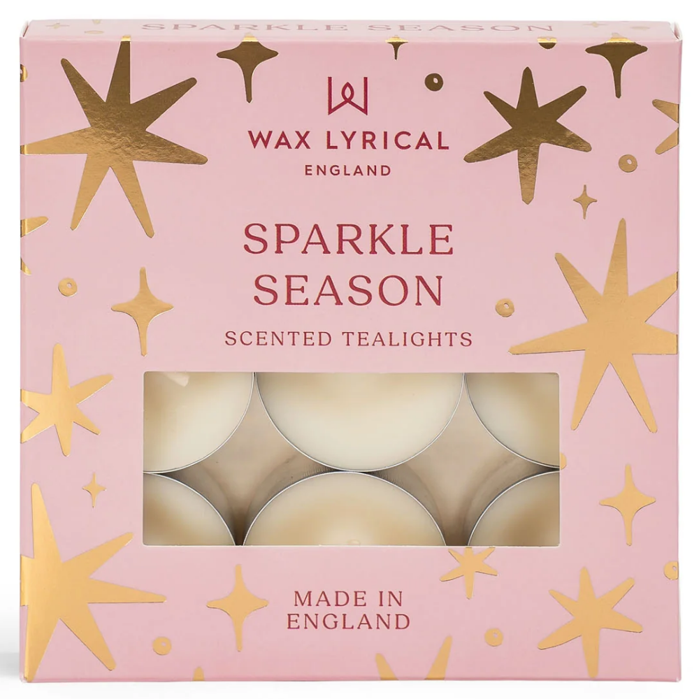Wax Lyrical Sparkle Season Tea Lights Pack of 9