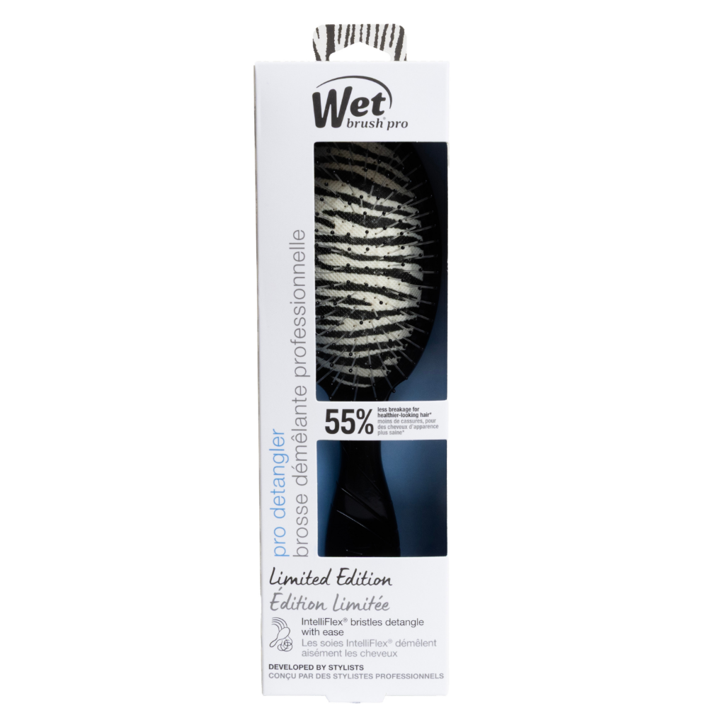 Wet Brush Pro Detangler Brush Patterned Poise Zebra