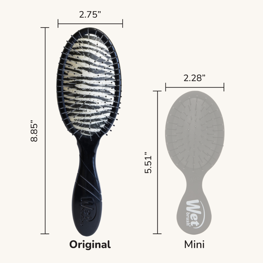 Wet Brush Pro Detangler Brush Patterned Poise Zebra