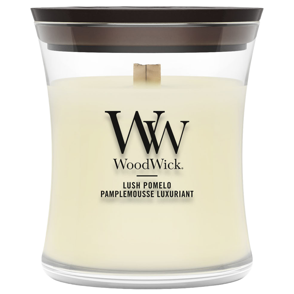 WoodWick Lush Pomelo Mini Hourglass Jar Candle