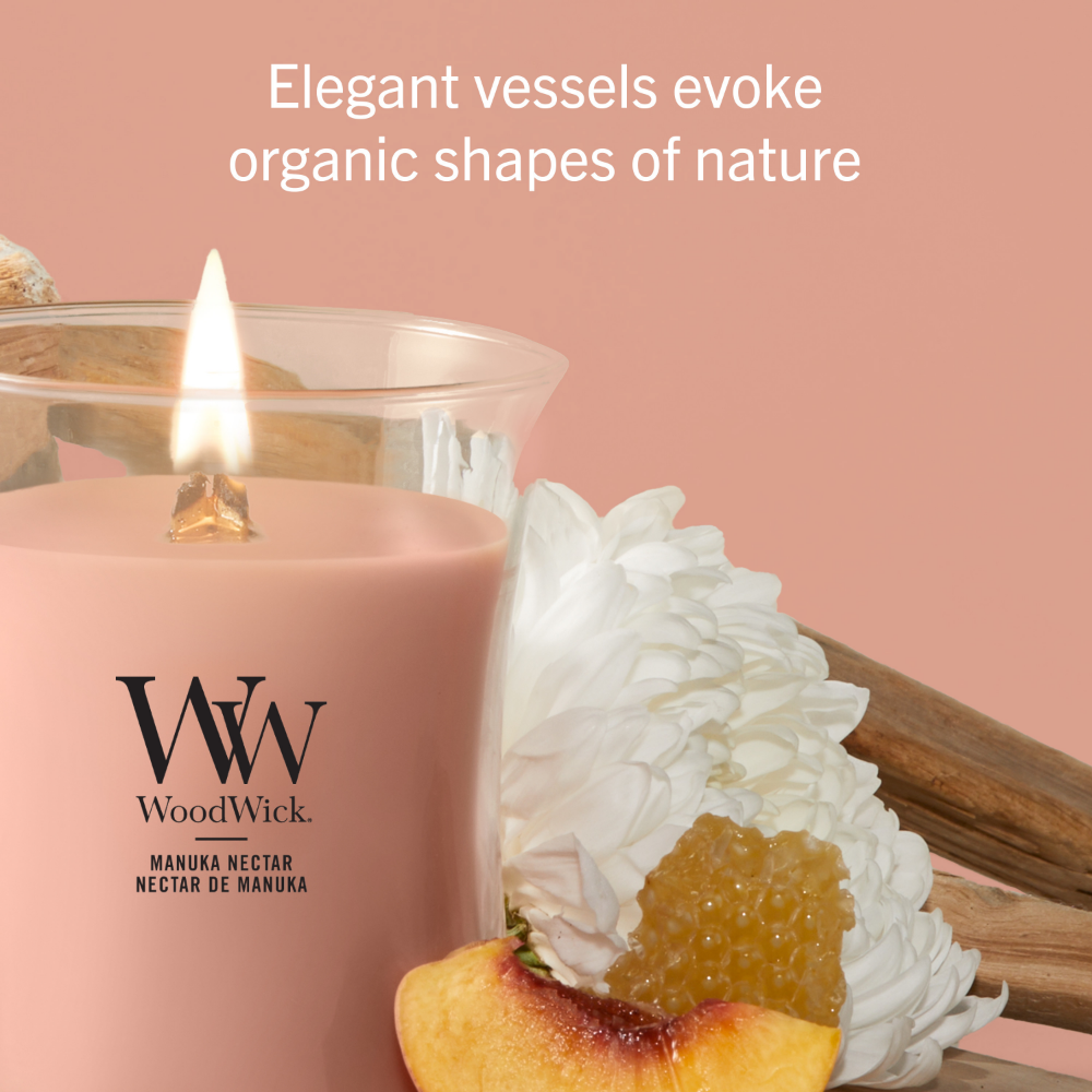 WoodWick Manuka Nectar Medium Hourglass Jar Candle