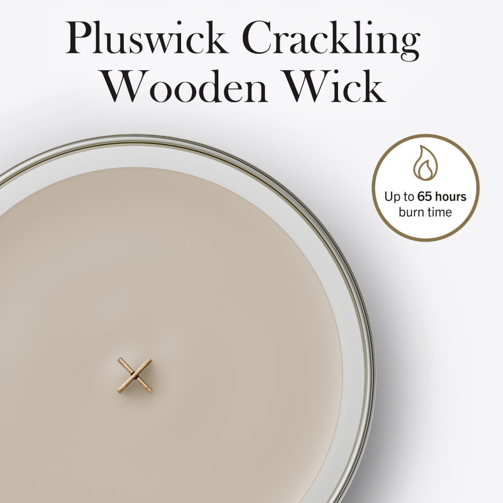 WoodWick Wood Smoke Medium Hourglass Jar Candle