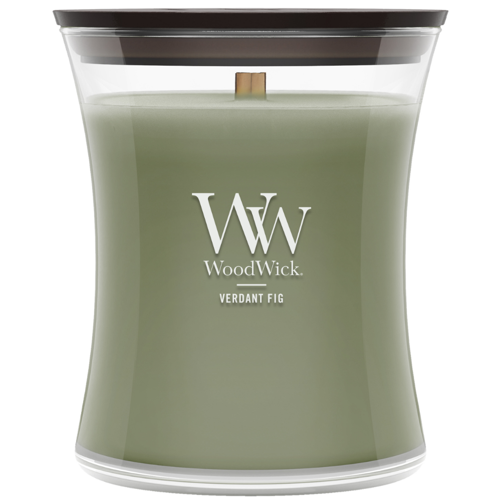 WoodWick Verdant Fig Medium Hourglass Jar Candle