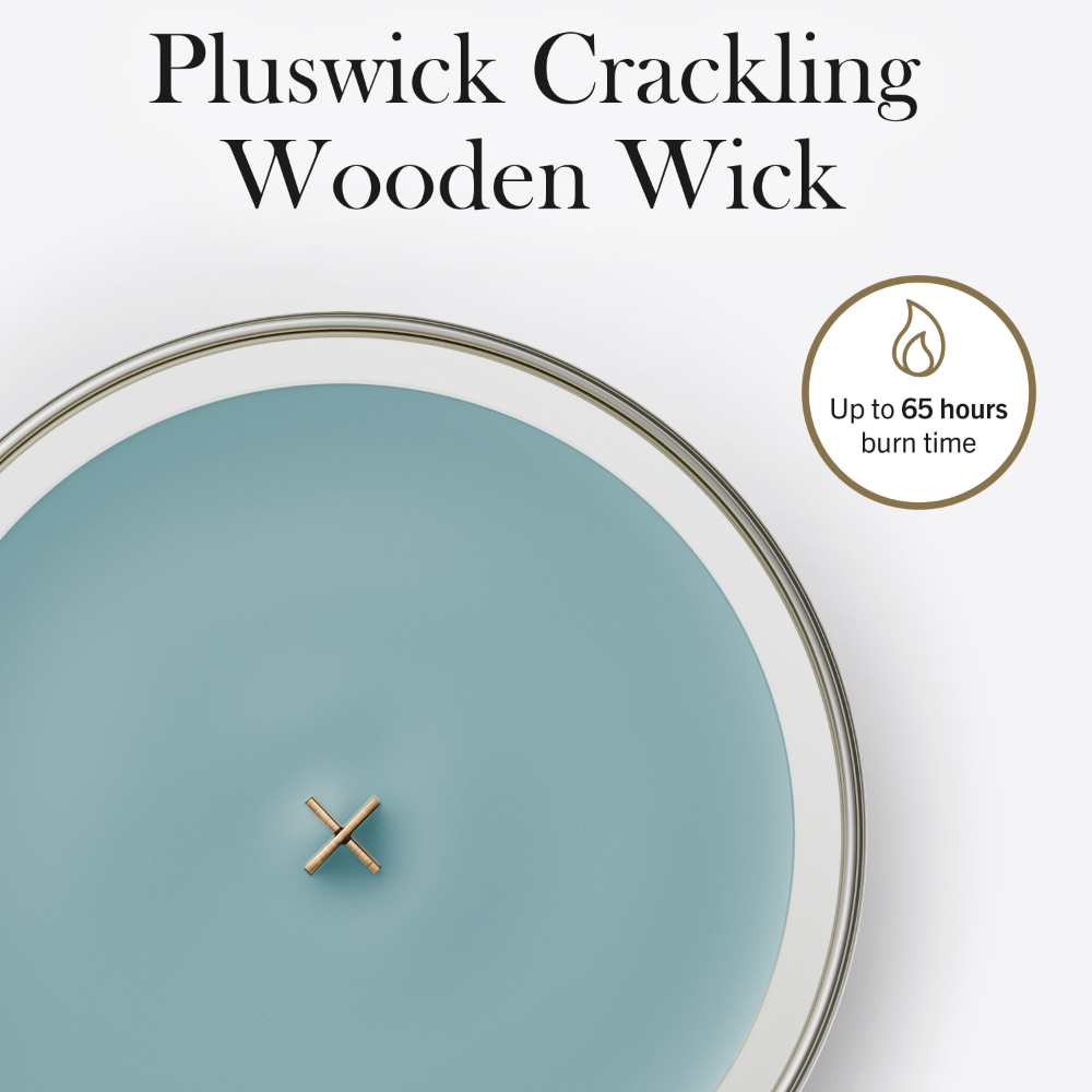WoodWick Cedarwood & Ocean Moss Medium Hourglass Jar Candle