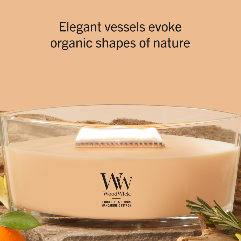 WoodWick Tangerine & Citron Ellipse Jar Candle