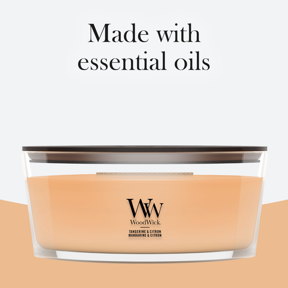 WoodWick Tangerine & Citron Ellipse Jar Candle