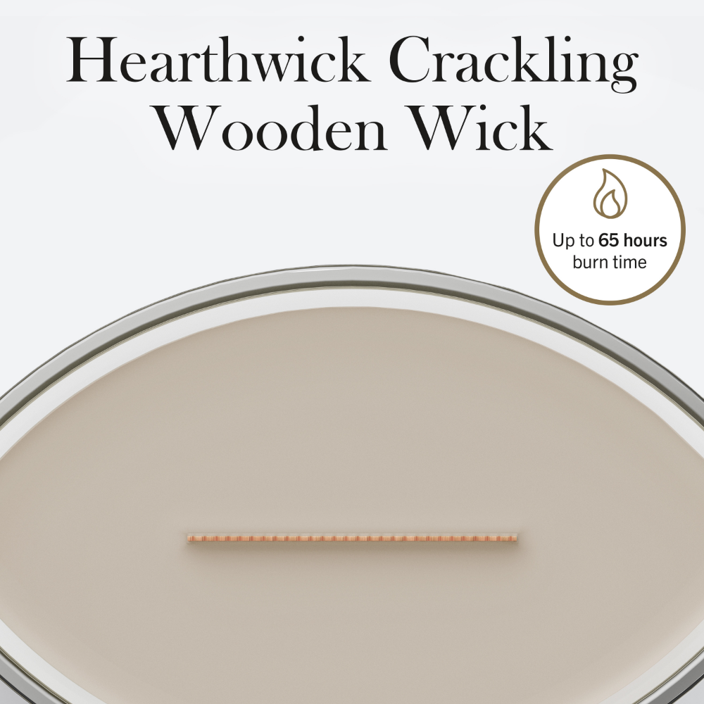 WoodWick Wood Smoke Ellipse Jar Candle