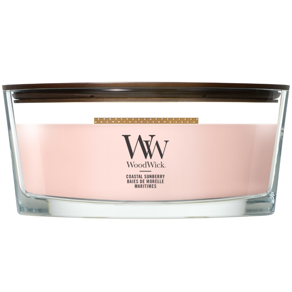 WoodWick Coastal Sunberry Ellipse Jar Candle