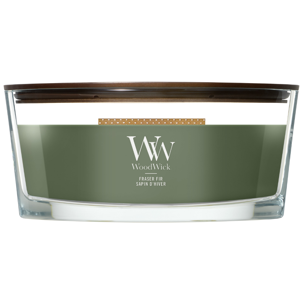 WoodWick Fraser Fir Ellipse Jar Candle