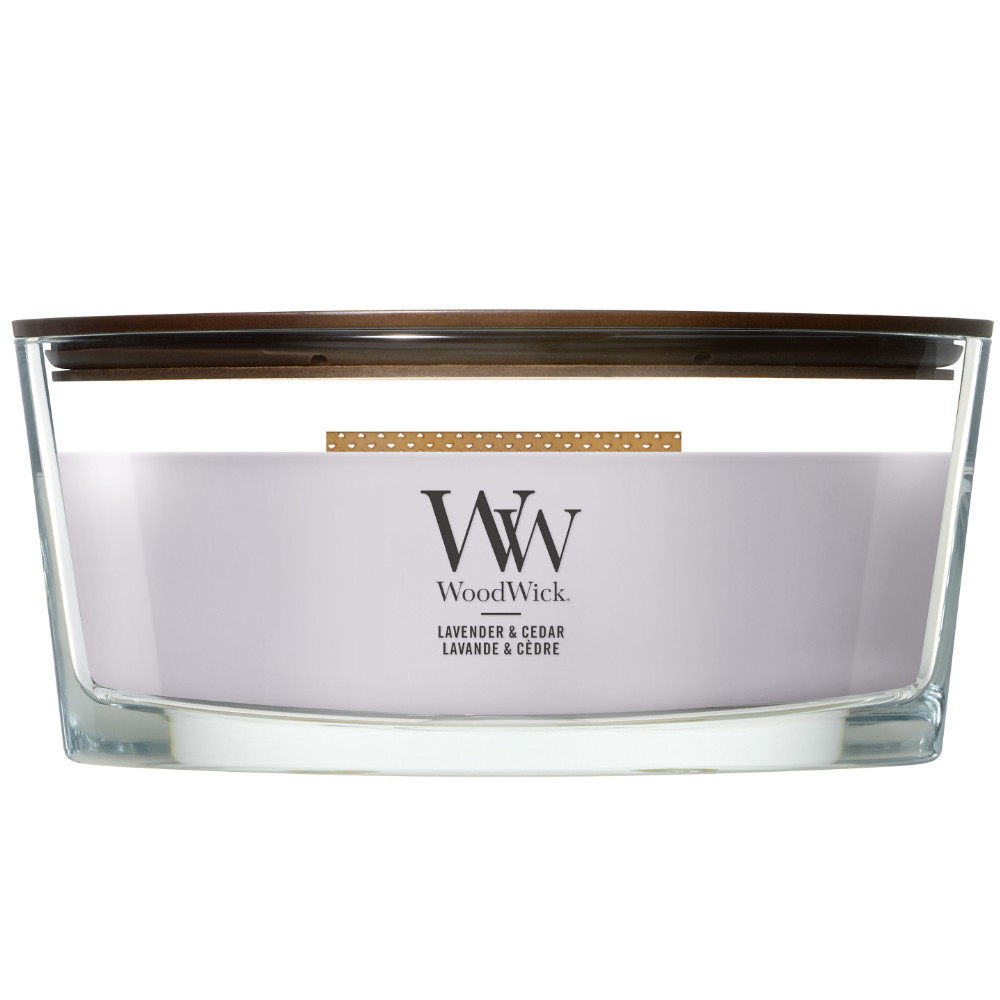 WoodWick Lavender & Cedar Ellipse Jar Candle