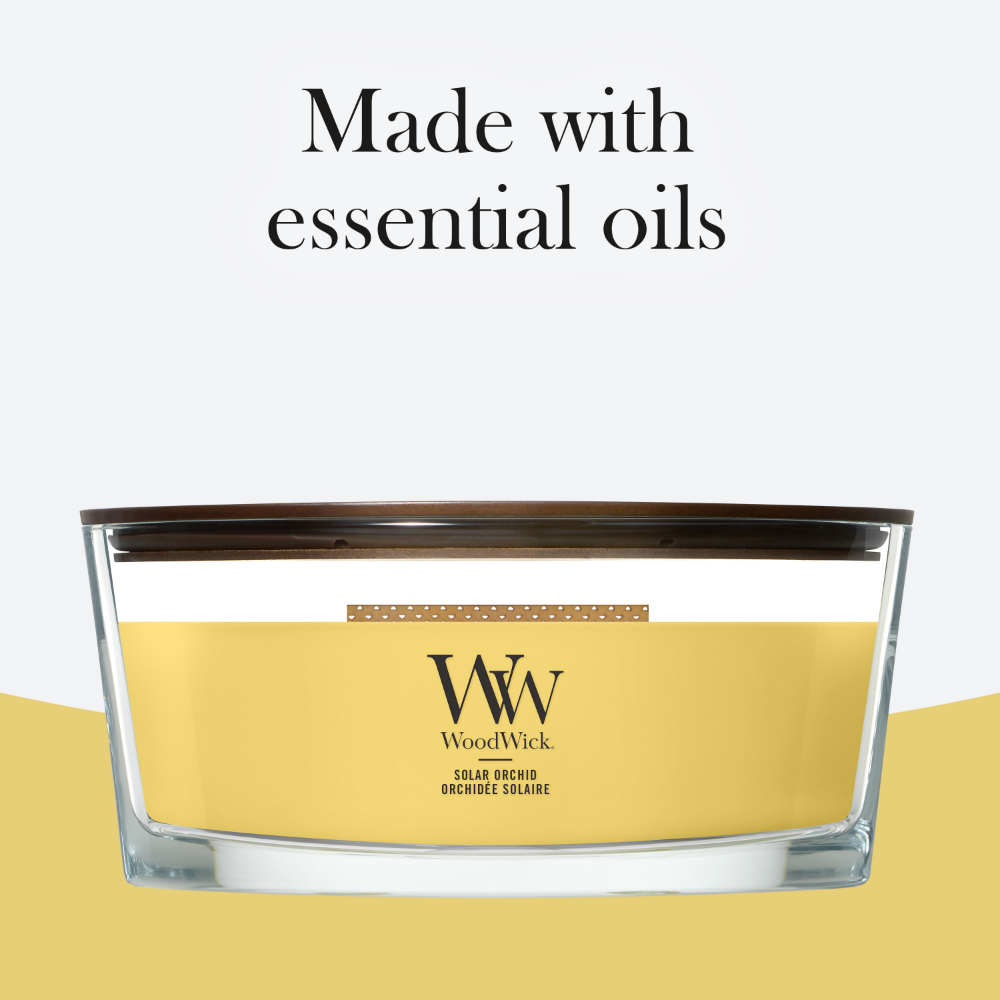 WoodWick Solar Orchid Ellipse Jar Candle