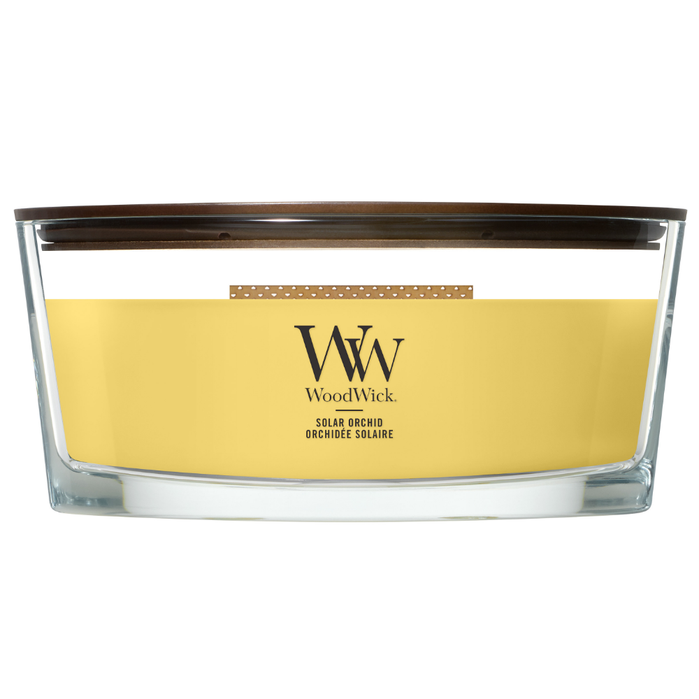 WoodWick Solar Orchid Ellipse Jar Candle