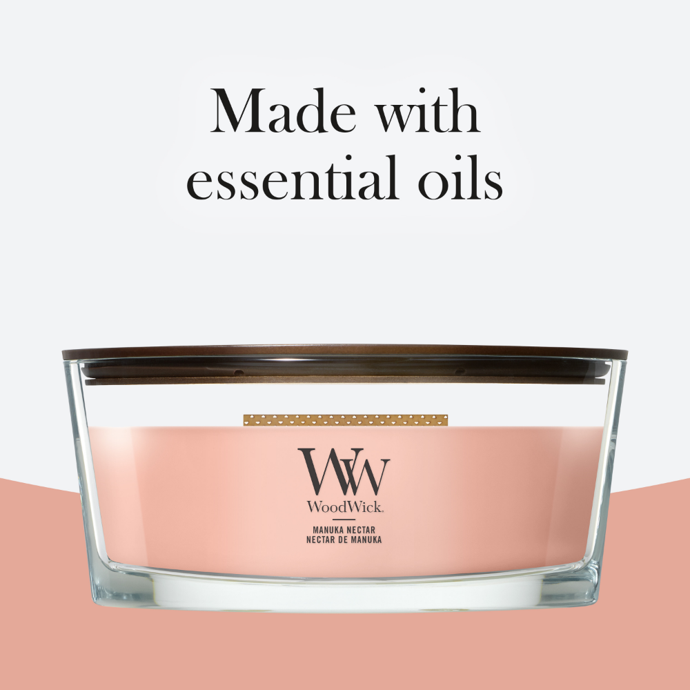 WoodWick Manuka Nectar Ellipse Jar Candle