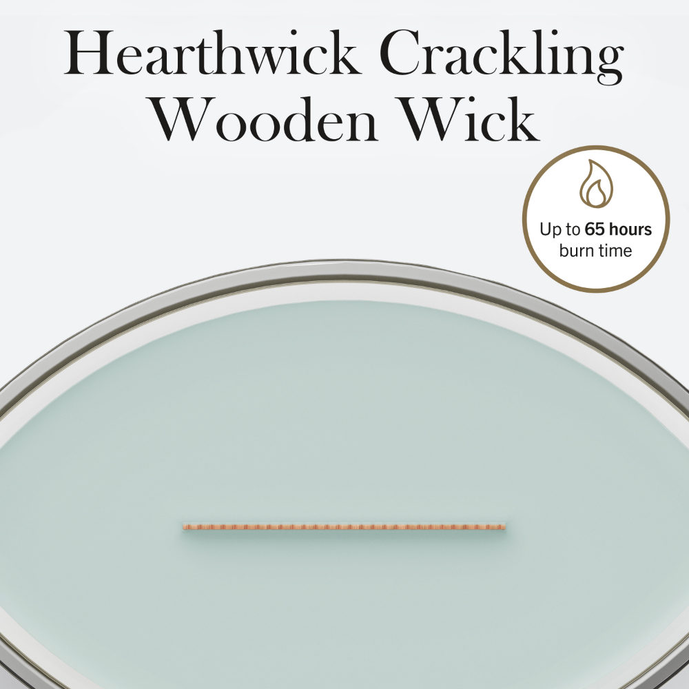 WoodWick Sagewood & Seagrass Ellipse Jar Candle