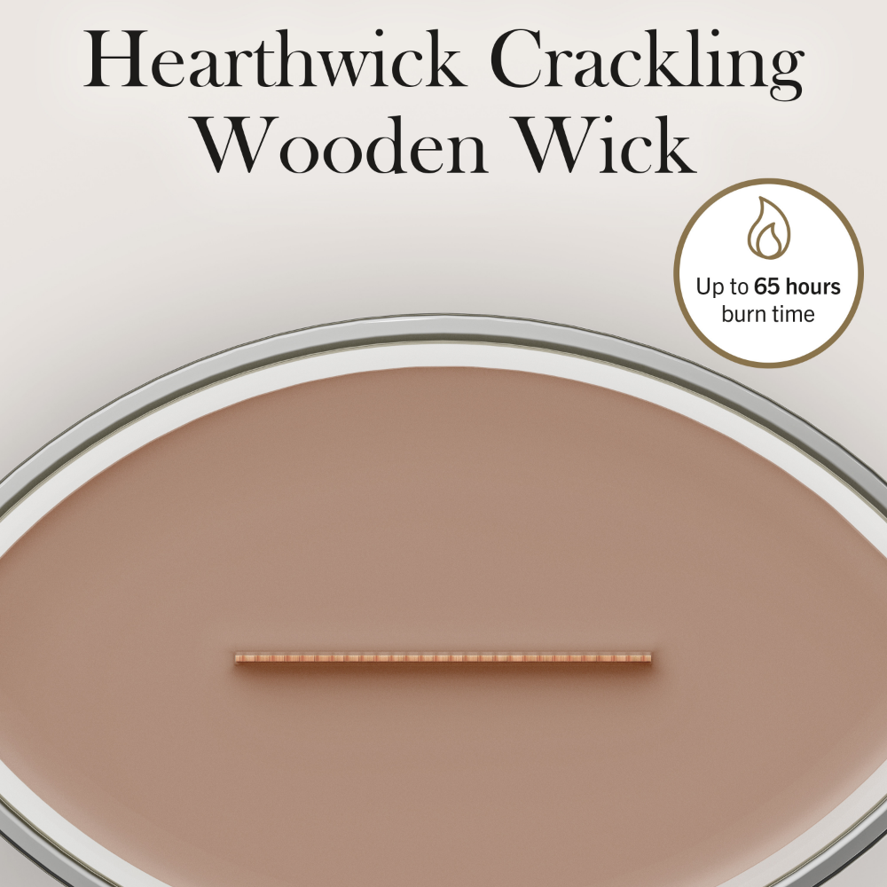 WoodWick Cashmere Ellipse Jar Candle