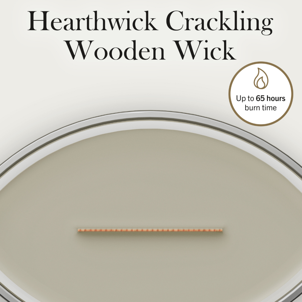 WoodWick Fireside Ellipse Jar Candle