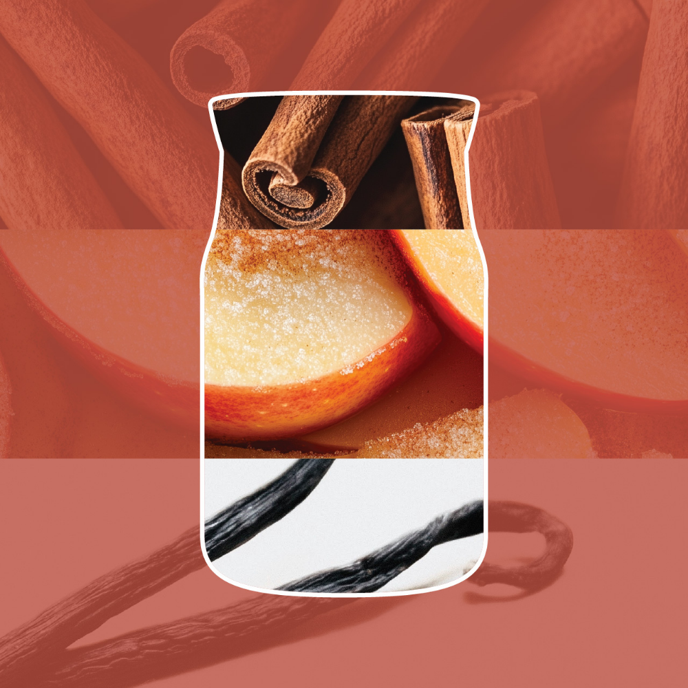 Yankee Candle Sugared Cinnamon Apple Medium Signature Jar Candle
