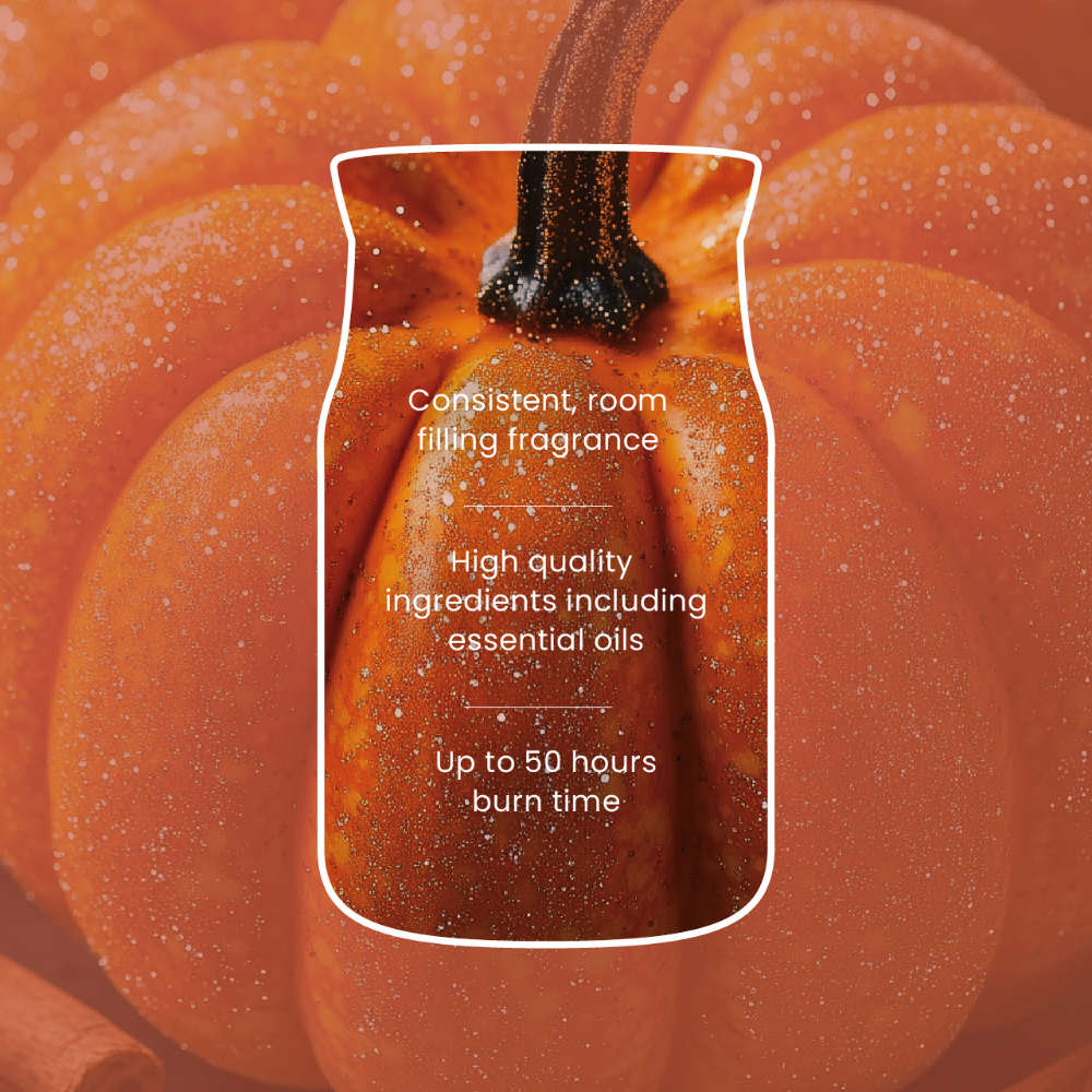 Yankee Candle Spiced Pumpkin Medium Signature Jar Candle