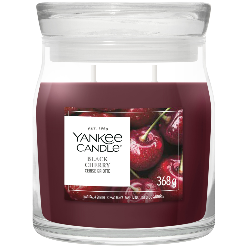 Yankee Candle Black Cherry Medium Signature Jar Candle