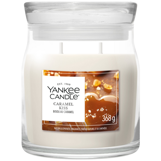 Yankee Candle Caramel Kiss Medium Signature Jar Candle