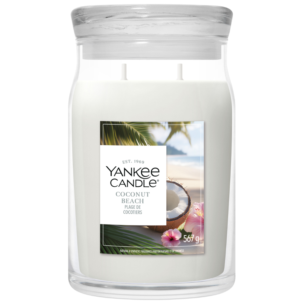 Yankee Candle Coconut Beach Large Signature Jar Candle