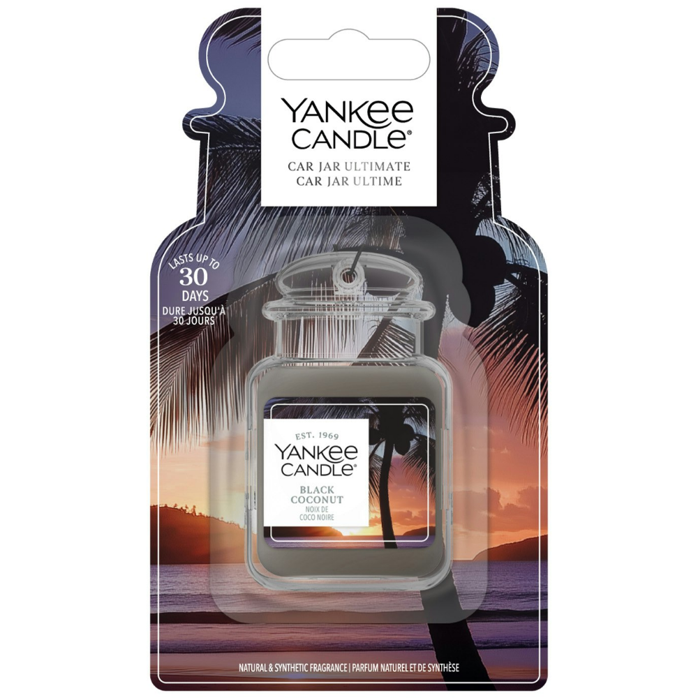 Yankee Candle Black Coconut Ultimate Car Jar Air Freshener