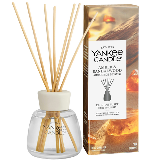 Yankee Candle Amber & Sandalwood Signature Reed Diffuser 100ml