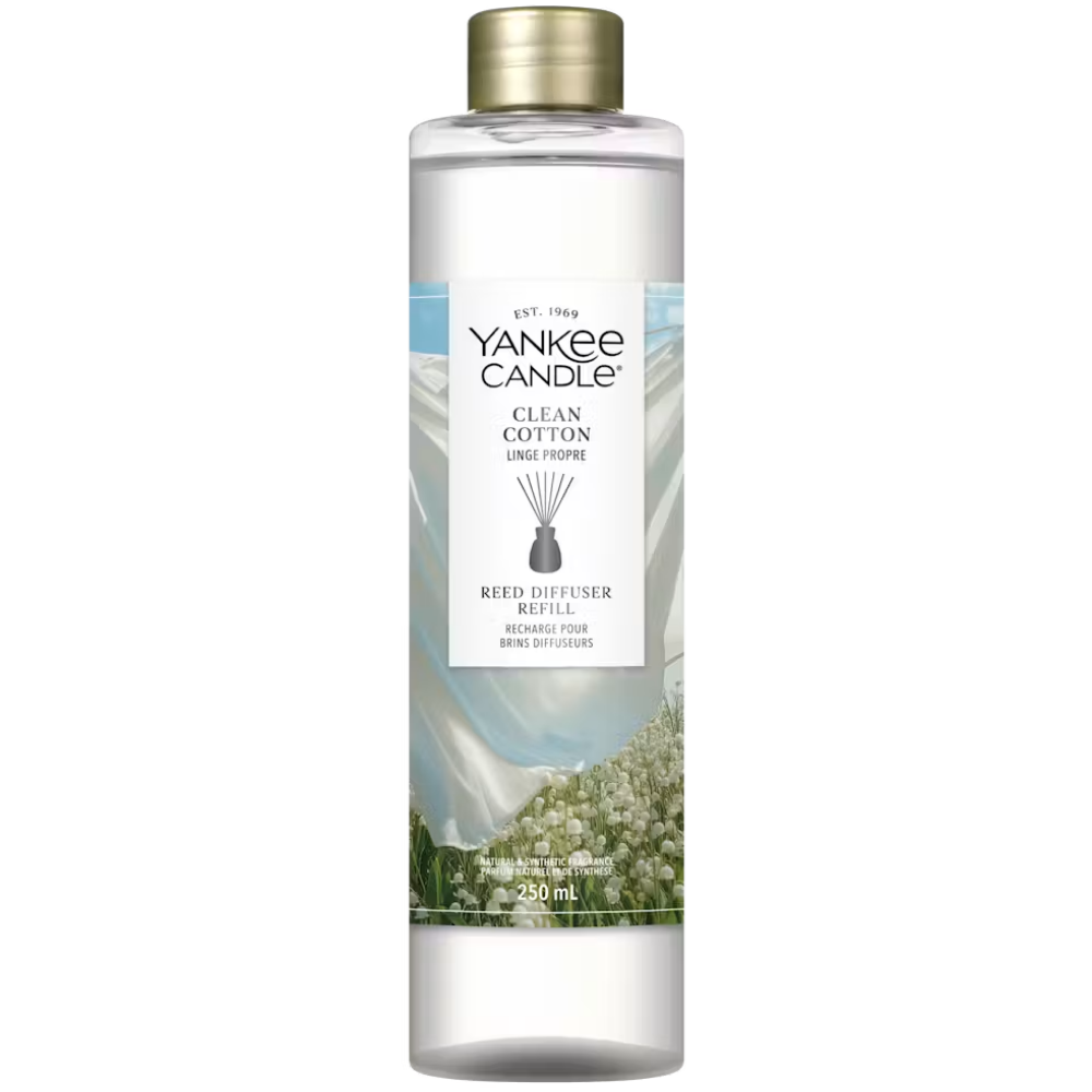 Yankee Candle Clean Cotton Signature Reed Diffuser Refill 250ml