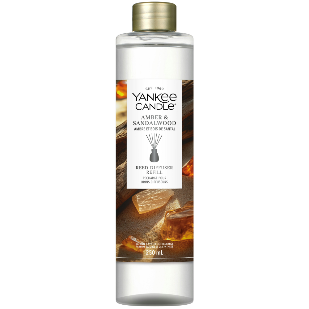 Yankee Candle Amber & Sandalwood Signature Reed Diffuser Refill 250ml