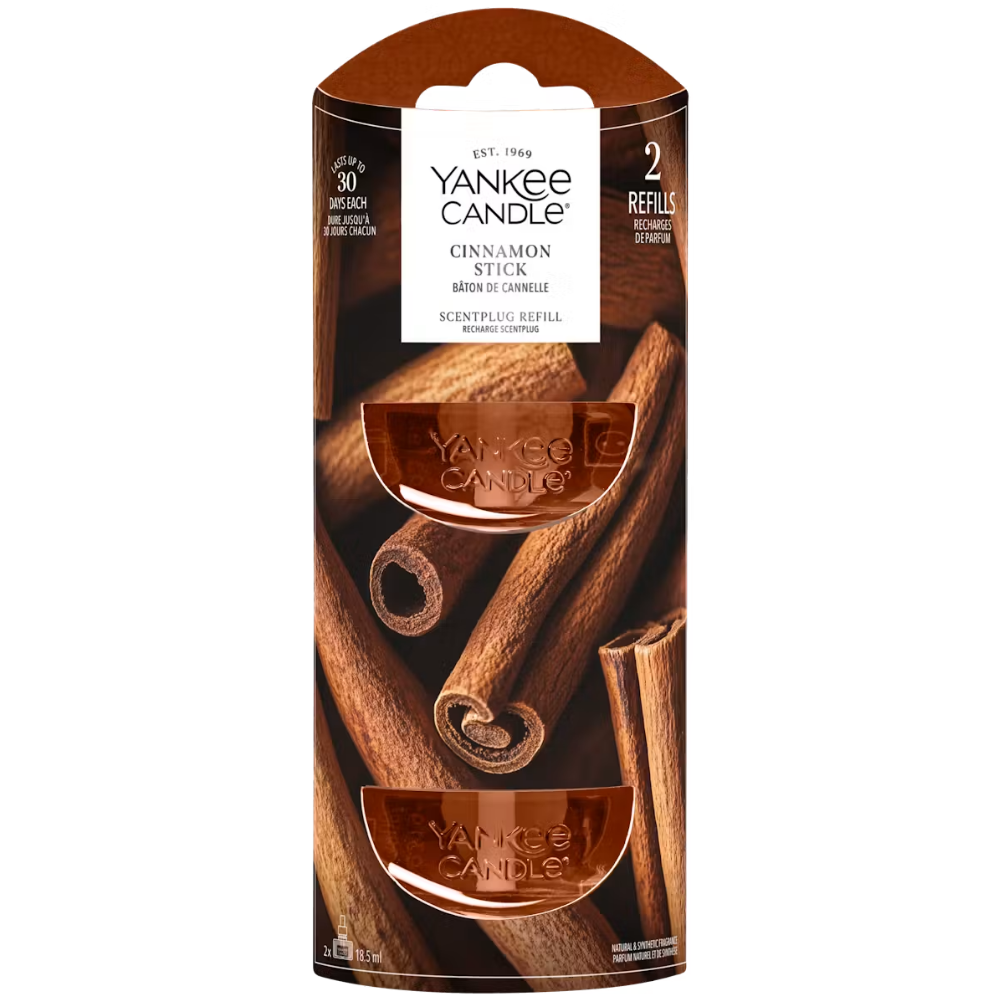 Yankee Candle Cinnamon Stick Scent Plug Refills 2 x 18.5ml